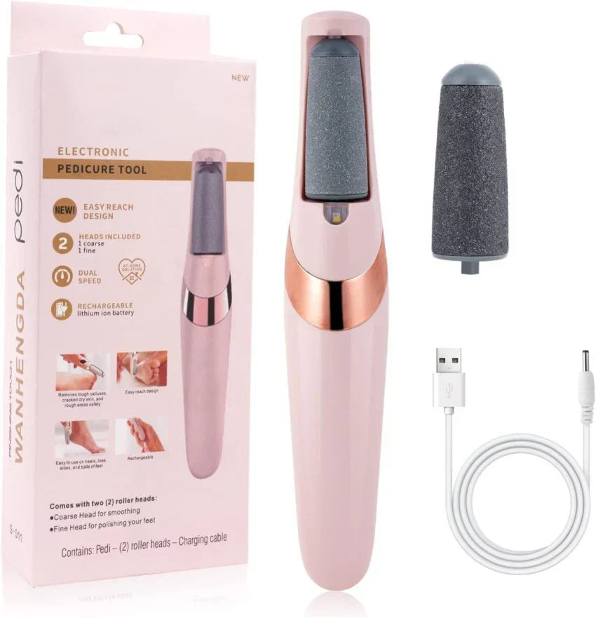Foot Grinding Machine, Electric Dead Skin Grinding Foot Sharpening Machine, Sandpaper Care Tool, Skin corrector Cleaning Tools, Foot Callus Remover 2 GET 1 FREE - DoorAndSteps E Commerce