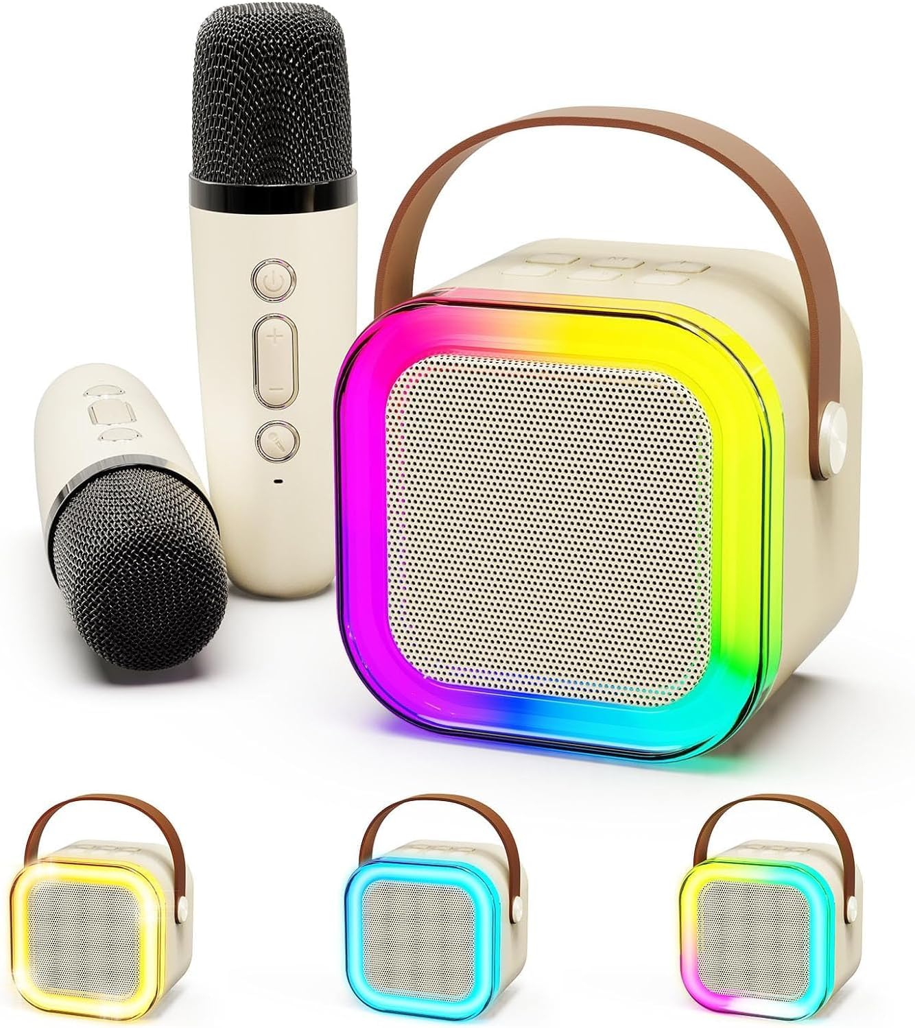 Portable Bluetooth Speaker with 2 Wireless Microphone - DoorAndSteps E Commerce