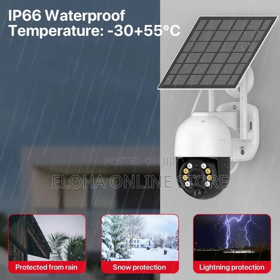 Solar & 4G LTE Cellular CCTV Security Camera - DoorAndSteps E Commerce