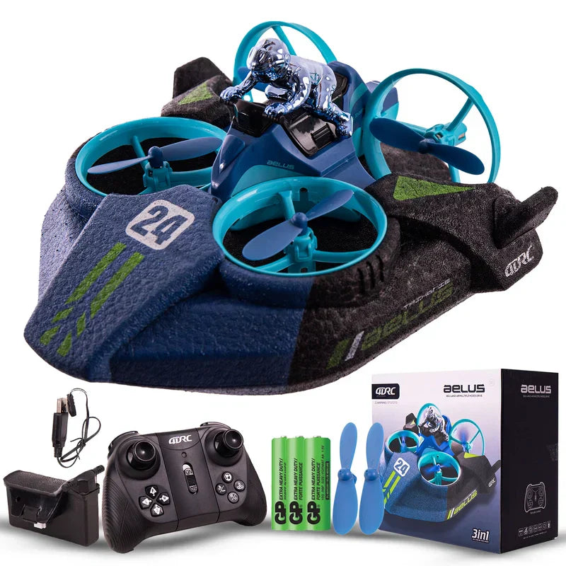 Quadcopter Remote Control Drone 3-in-1 Air Water Land - DoorAndSteps E Commerce