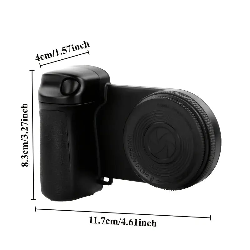Magnetic Phone Camera Handle – 360° Rotating, Self-Lighting, and Remote-Controlled! - DoorAndSteps E Commerce