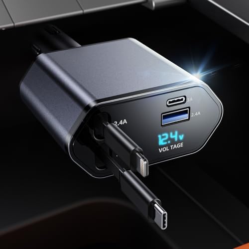 Car Charger,4 in 1 Fast Car Phone Charger - DoorAndSteps E Commerce