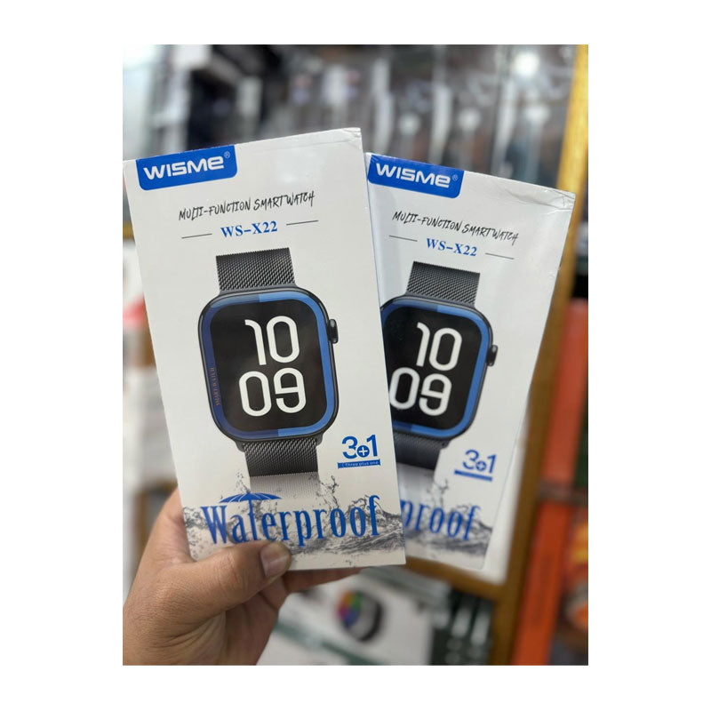 WISME WS-X22 Multi-Function Waterproof Smartwatch – 3-in-1 Fitness & Style Companion - DoorAndSteps E Commerce