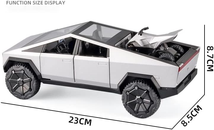 Tesla Cyber truck Pickup With Motorcycle - DoorAndSteps E Commerce