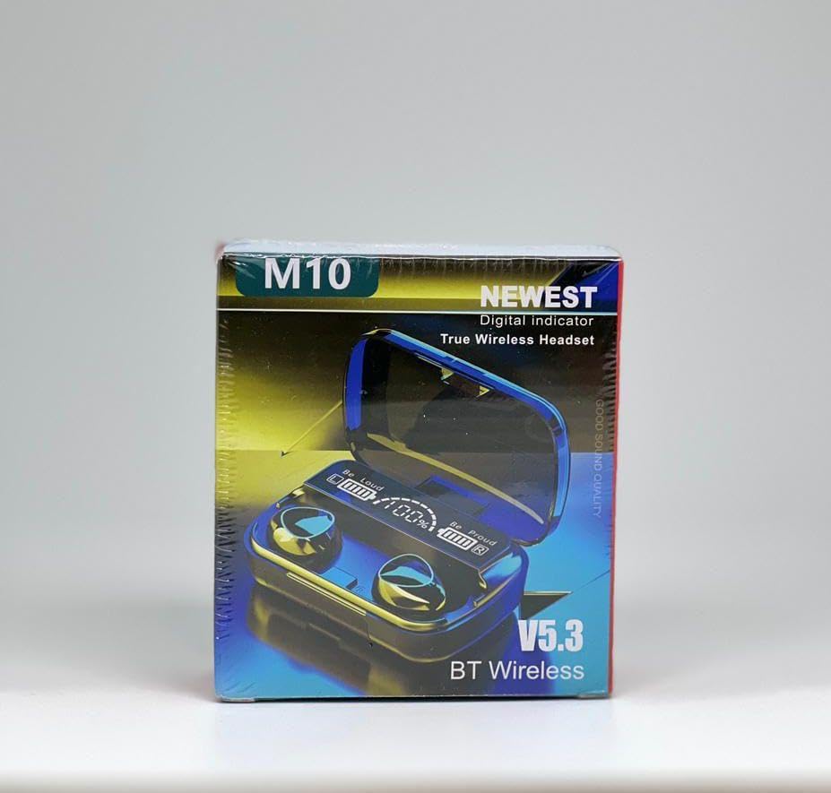New M10 TWS Immersive Wireless Earbuds with Wireless Charging Case - DoorAndSteps E Commerce