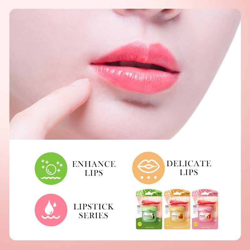 SADOER Peach Lip Balm