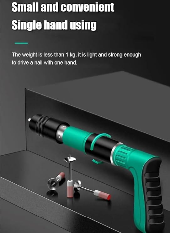 π¨ Heavy-Duty Nailhead Gun Kit β Powerful Concrete Wall Nailer with Full Component Set (58cm Barrel, Spring-Driven, Low Noise) - DoorAndSteps E Commerce