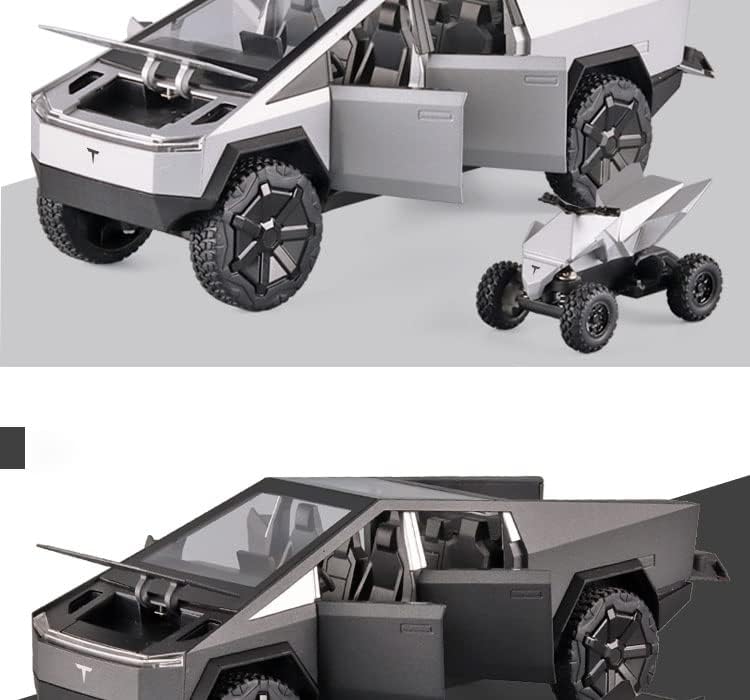 Tesla Cyber truck Pickup With Motorcycle - DoorAndSteps E Commerce