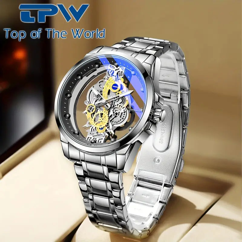 π°οΈ TPW Elegant Men's Quartz Watch β Durable Steel Strap | Timeless Design | Everyday Class π - DoorAndSteps E Commerce