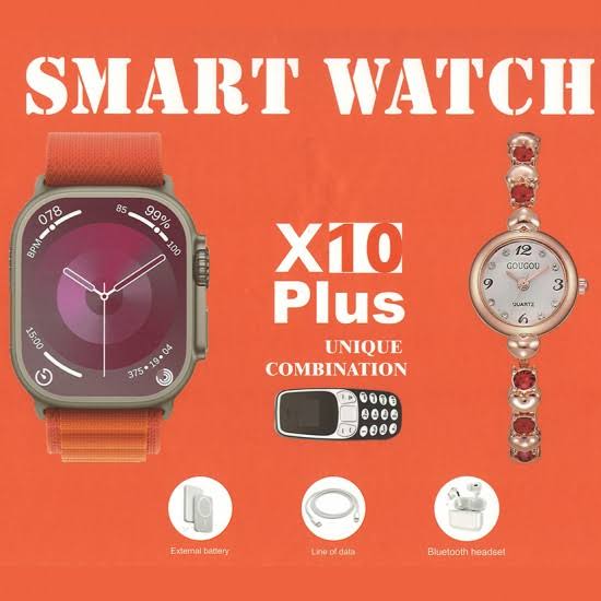 X10 PLUS Smartwatch - DoorAndSteps E Commerce