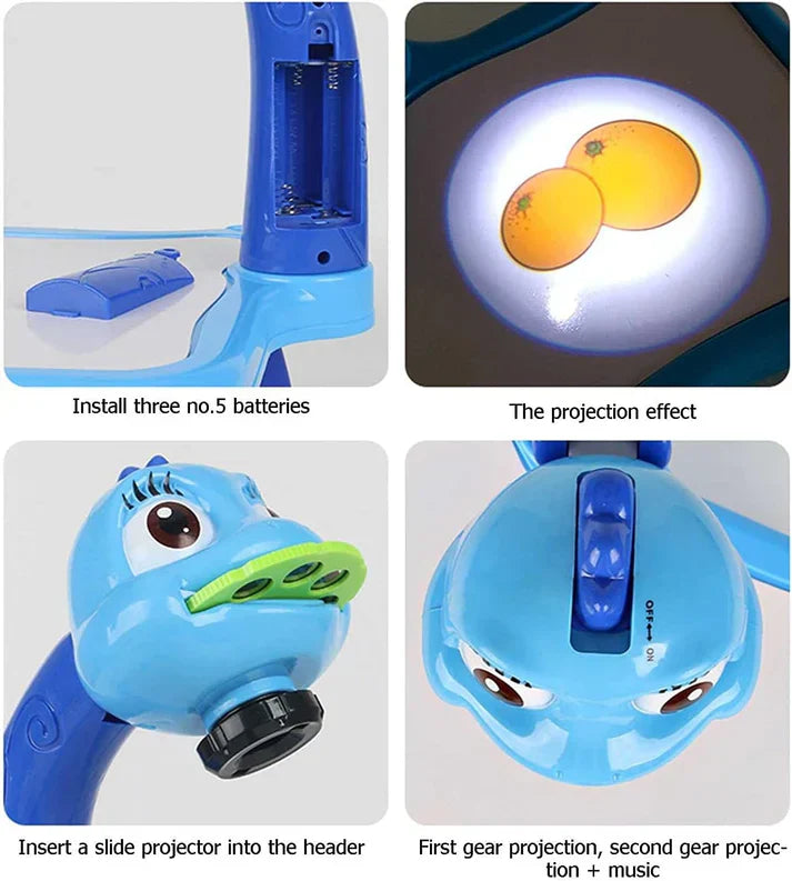 π¨ Dino Projector Painting Table for Kids β Fun, Creative & Educational! - DoorAndSteps E Commerce
