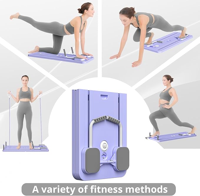 π§ Home Fitness Revolution β Pilates Ab Roller Reformer with Auto Rebound & Core Training Board