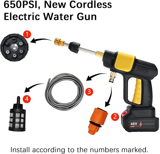 Power Clean Pro™ Cordless Cleaning Gun – Double Battery, Maximum Power! - DoorAndSteps E Commerce