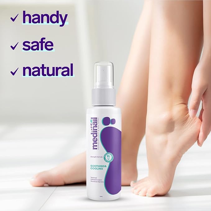 🦶 Medinail Advanced Antifungal Foot & Nail Spray – Soothing & Cooling Treatment for Athlete’s Foot, Nail Fungus, and Odor Control – 100ml - DoorAndSteps E Commerce