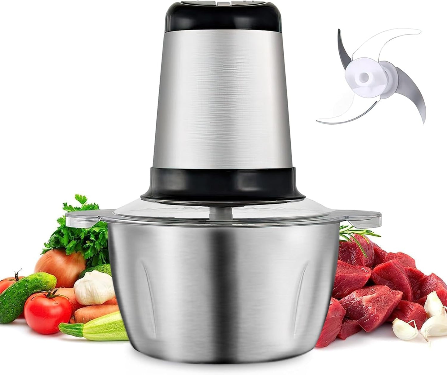 Electric Food Chopper 1200 Watt 3L - DoorAndSteps E Commerce
