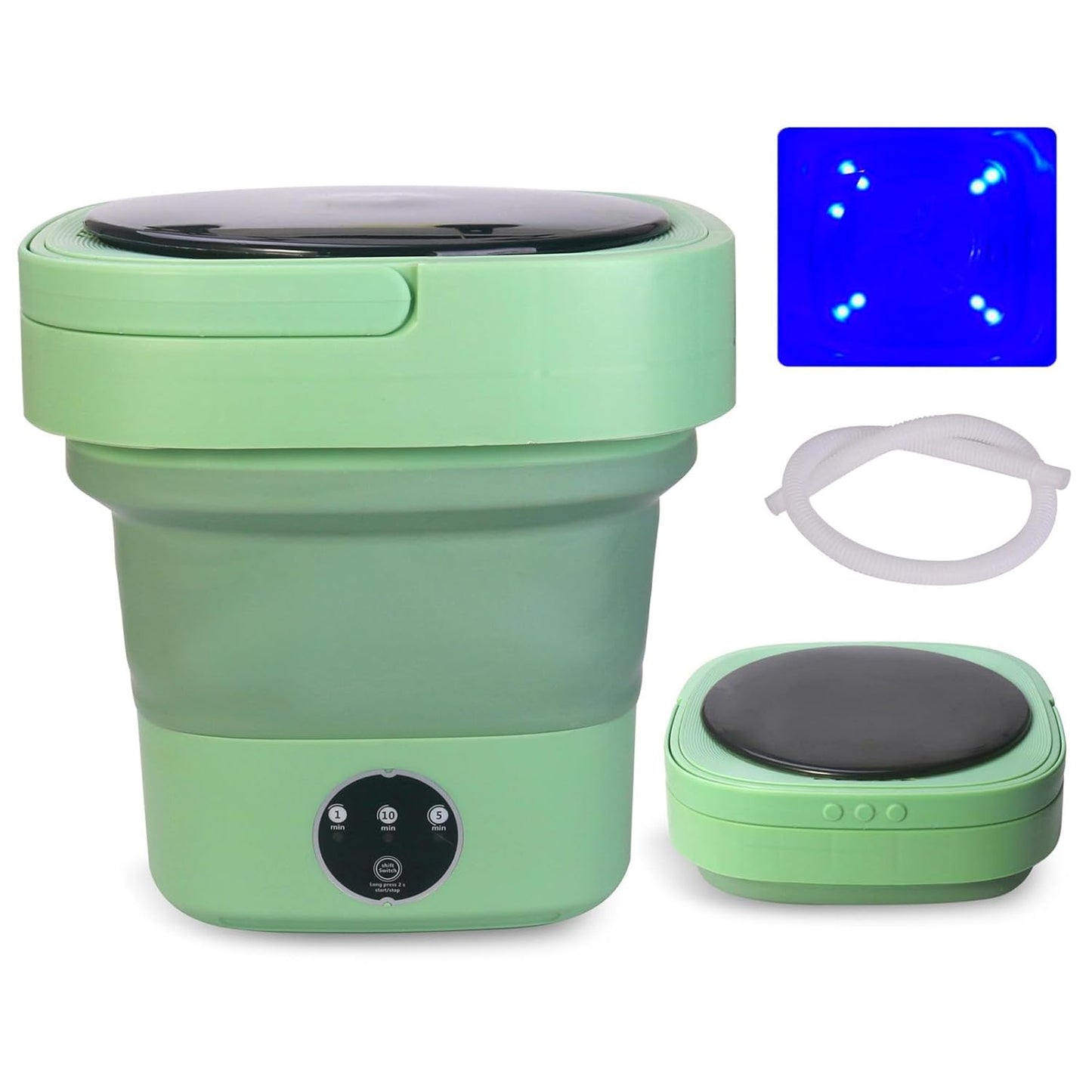 Compact Foldable Mini Washing Machine – Perfect for Baby Clothes, Underwear & Travel Use