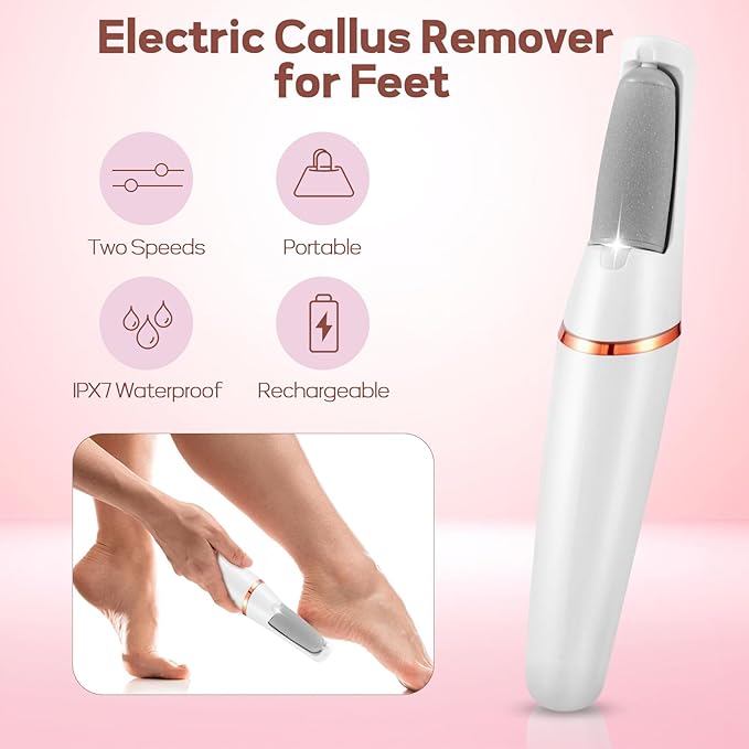 Foot Grinding Machine, Electric Dead Skin Grinding Foot Sharpening Machine, Sandpaper Care Tool, Skin corrector Cleaning Tools, Foot Callus Remover 2 GET 1 FREE - DoorAndSteps E Commerce