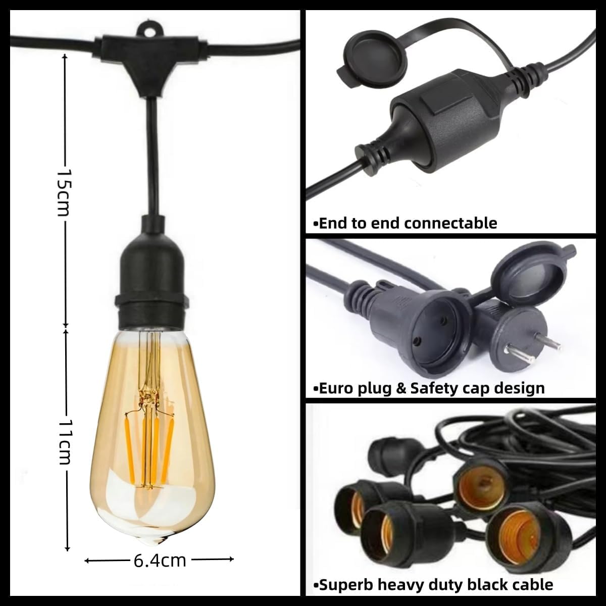 Outdoor String Lights - DoorAndSteps E Commerce