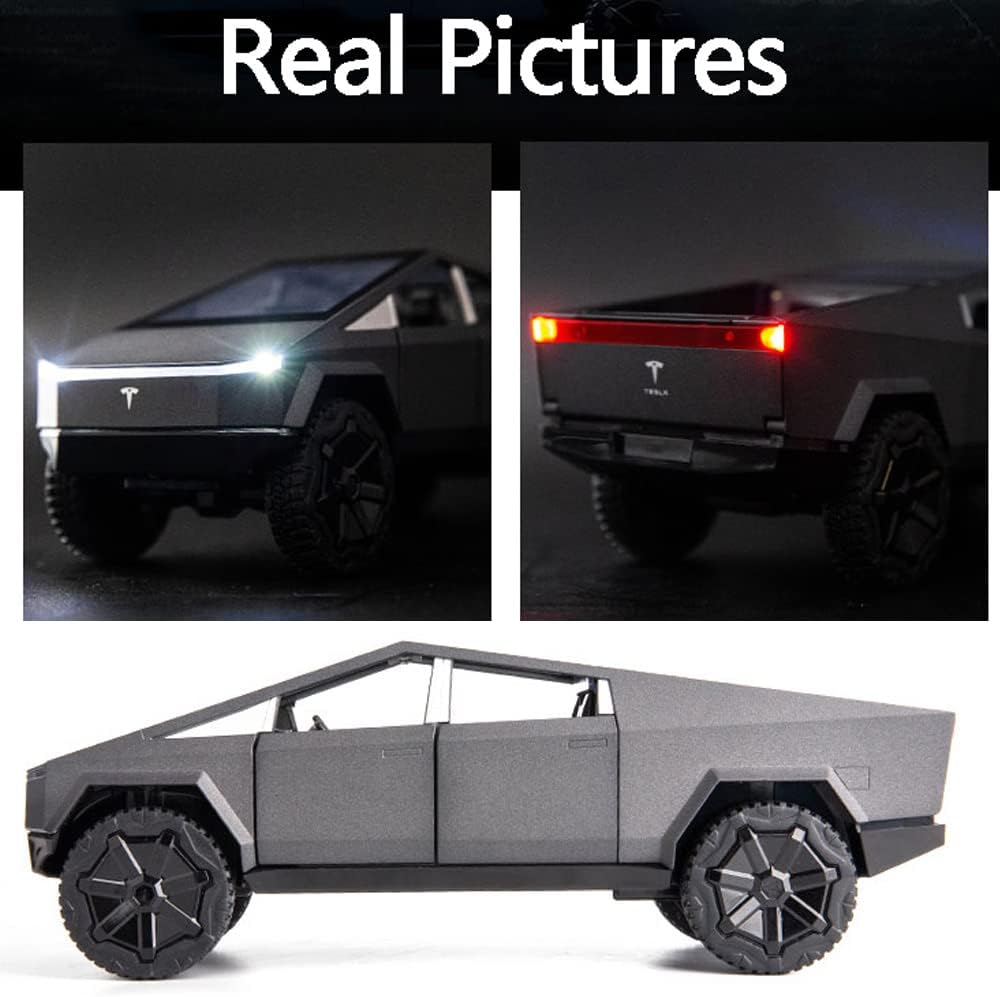 Tesla Cyber truck Pickup With Motorcycle - DoorAndSteps E Commerce