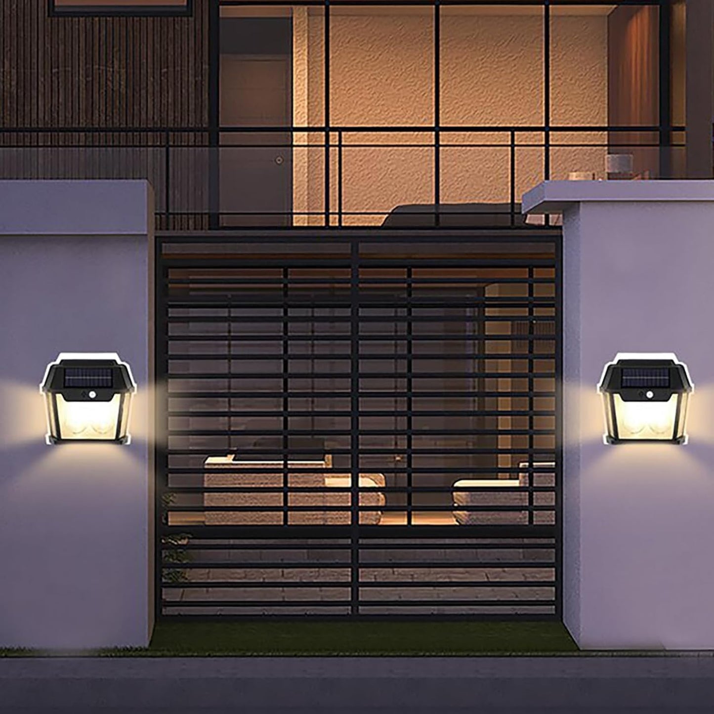 Outdoor Solar Wall Light with Motion Sensor - DoorAndSteps E Commerce