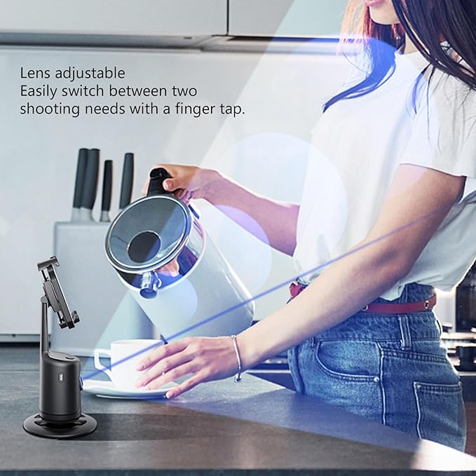 360° Smart Face Tracking Car Tripod – Your Personal Cameraman On the Go! - DoorAndSteps E Commerce