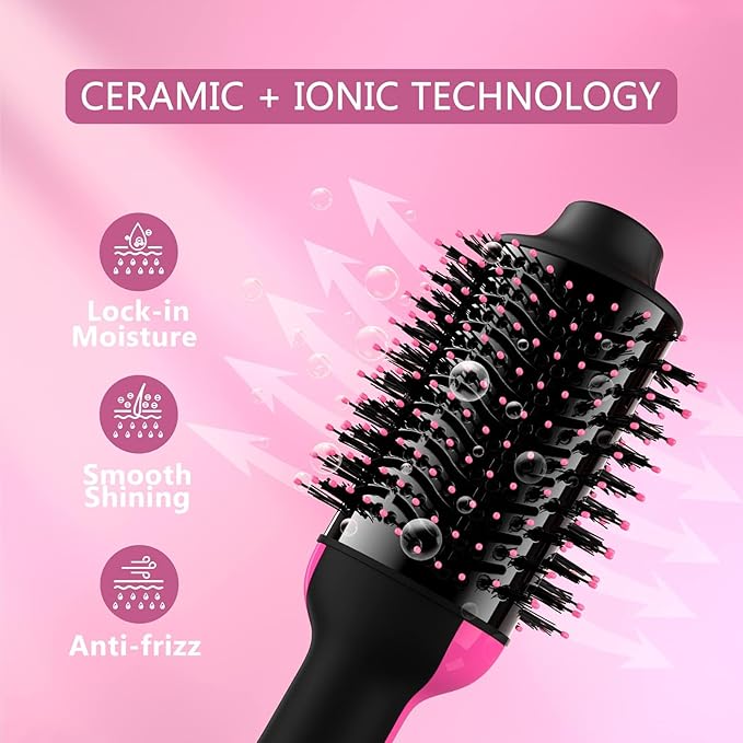 π¨β¨ 2-in-1 Hair Dryer & Styler Brush β Smooth, Volumize & Shine in One Step! πββοΈπ