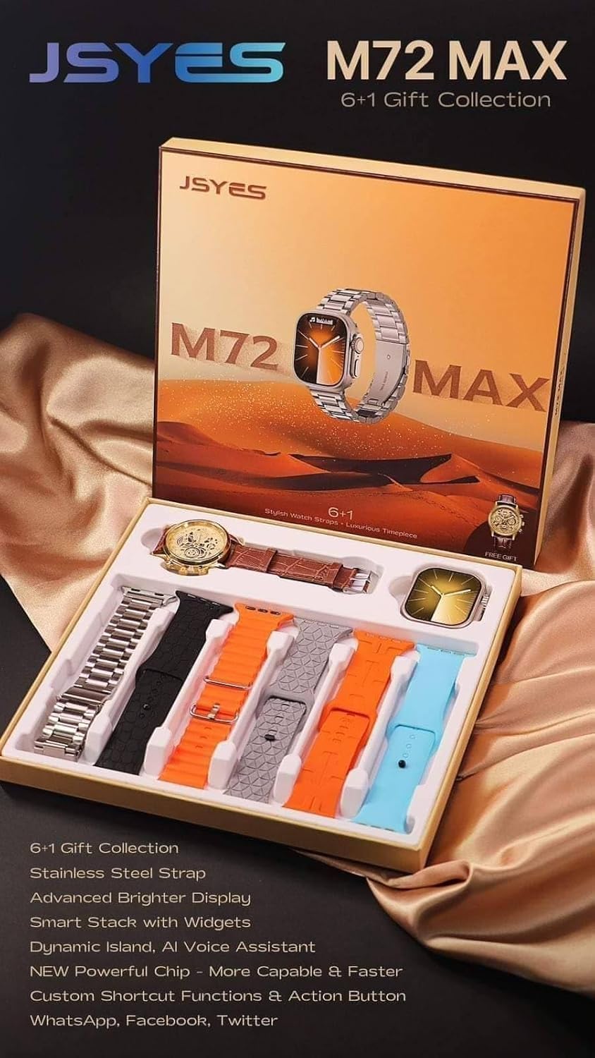 M72 Max Smart Watch wrist watch pack - DoorAndSteps E Commerce