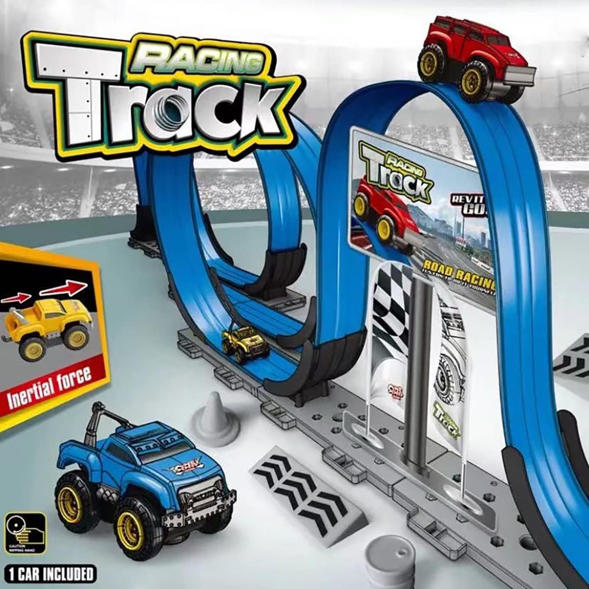 Track Racing Car toy - DoorAndSteps E Commerce