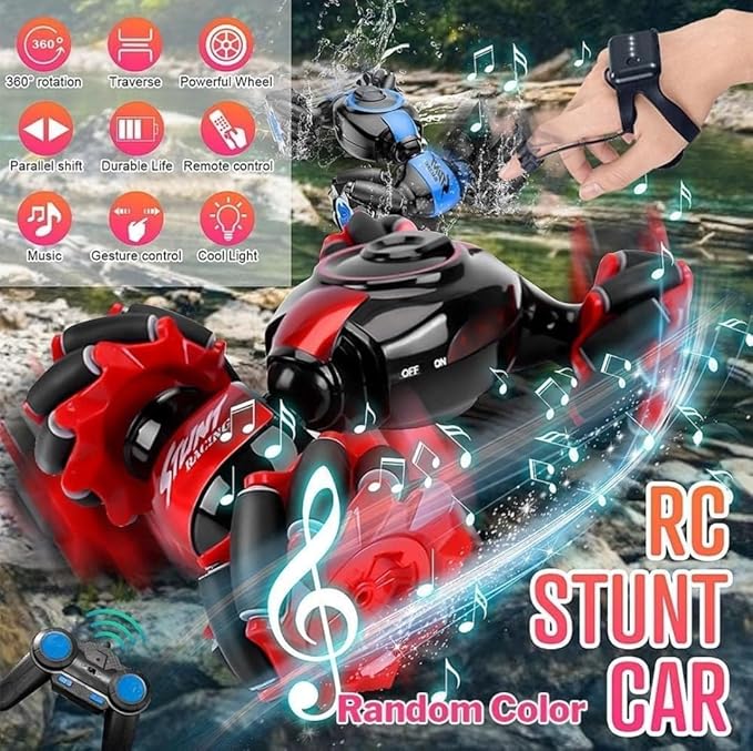 ๐๐จ Unleash Action-Packed Fun with the 2.4GHz RC Stunt Car!