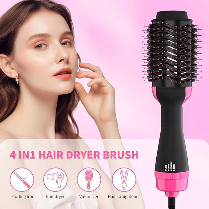 π¨β¨ 2-in-1 Hair Dryer & Styler Brush β Smooth, Volumize & Shine in One Step! πββοΈπ