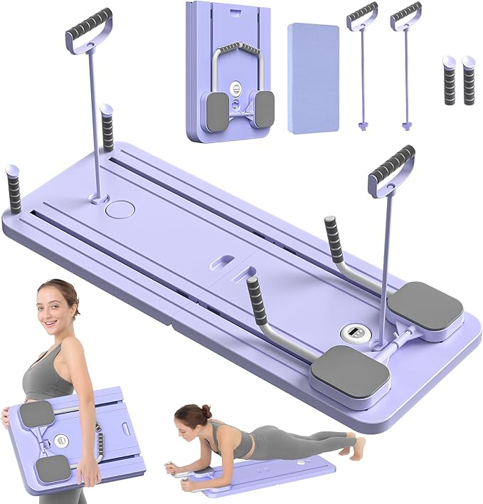 π§ Home Fitness Revolution β Pilates Ab Roller Reformer with Auto Rebound & Core Training Board