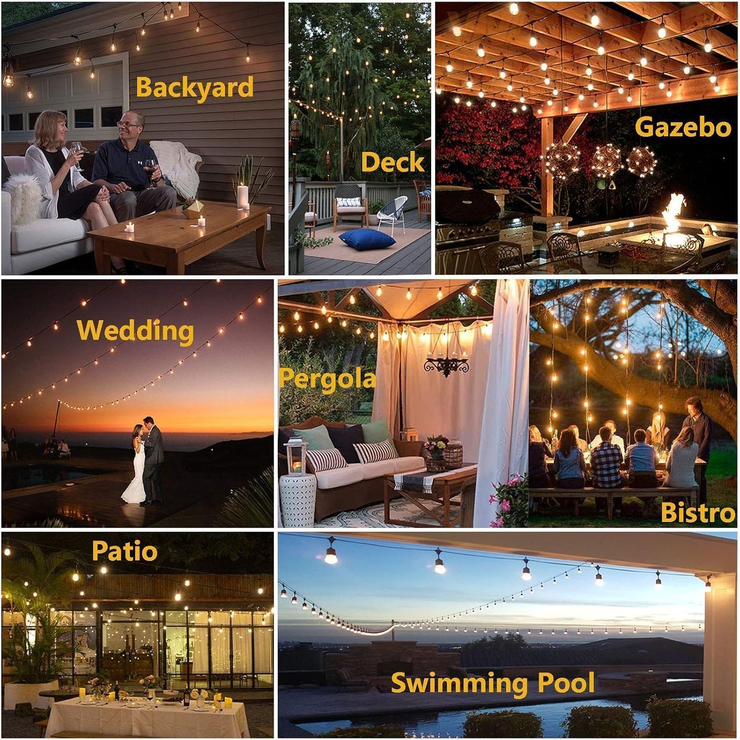 Outdoor String Lights - DoorAndSteps E Commerce