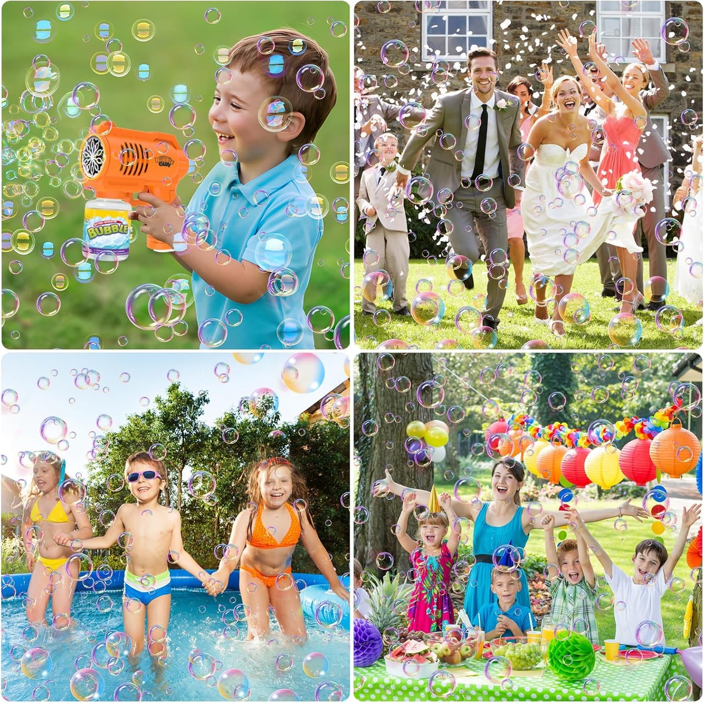 Bubble Machine Bubble Gun for Kids - DoorAndSteps E Commerce