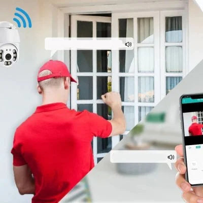 CCTV SMART WIFI OUTDOOR CAMERA ROTATING - DoorAndSteps E Commerce