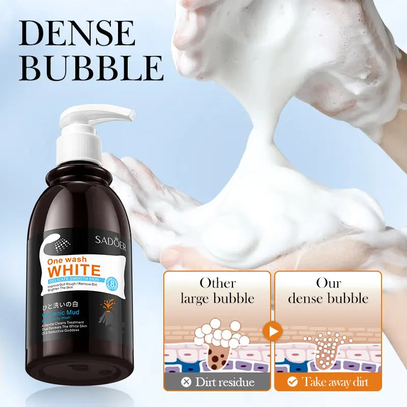 SADOER gently cleanses dirt moisturizes whitening shower gel