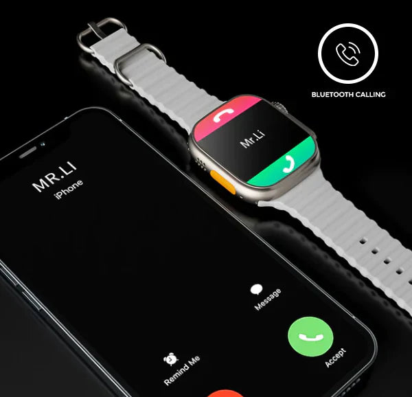 T10 ULTRA MAX SMART WATCH, With 2 Stylish Straps and 1 Display Watches