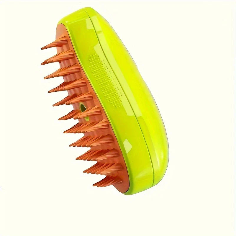 USB Rechargeable Steam Cat Brush 🧼✨ – Self-Cleaning Pet Grooming Comb with Gentle Massage & Detangling for Cats & Dogs🧴 Transform Grooming Into Spa Time for Your Pet! 🐾