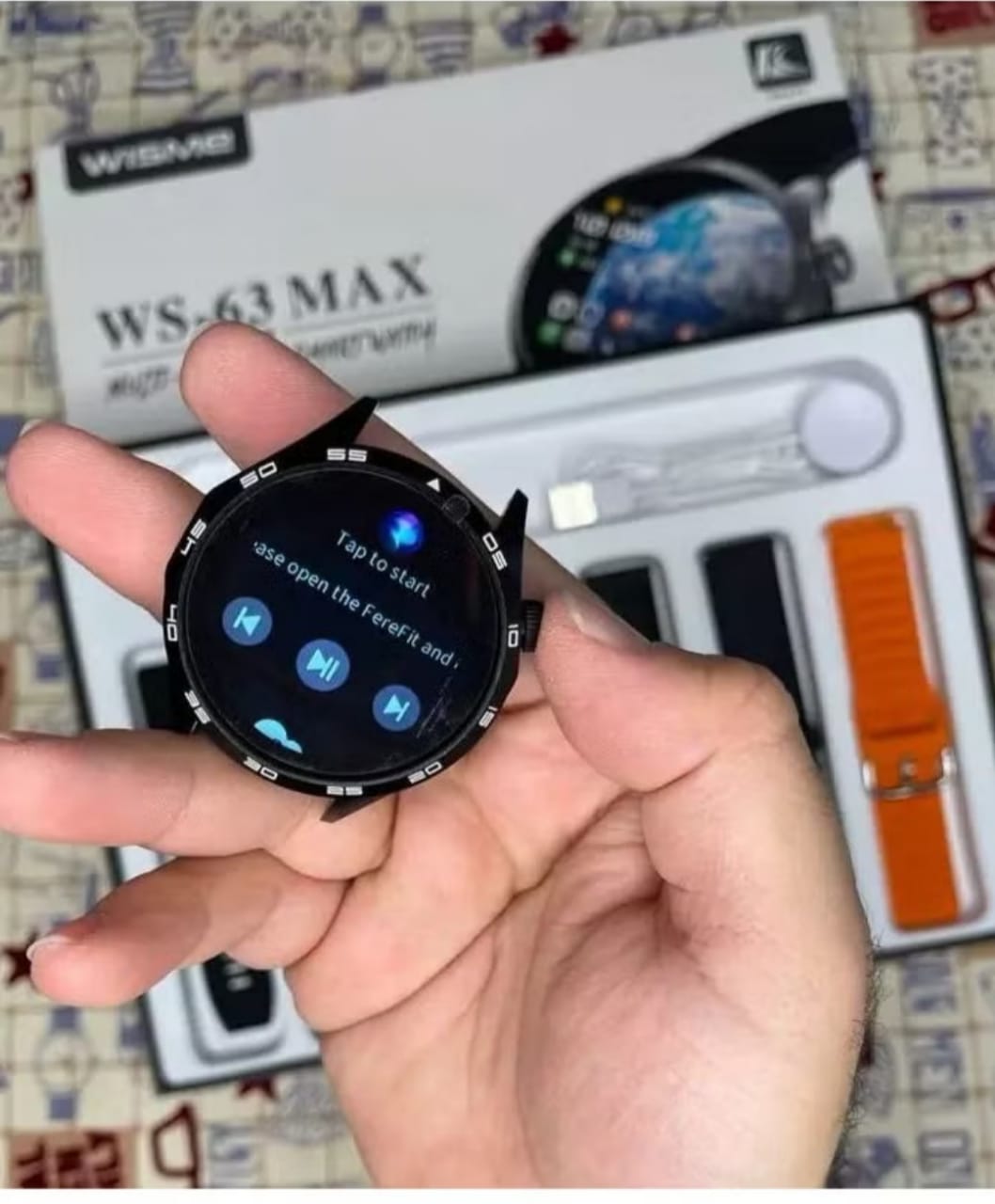 Wisme WS-63 Max Smartwatch AMOLED Display - DoorAndSteps E Commerce