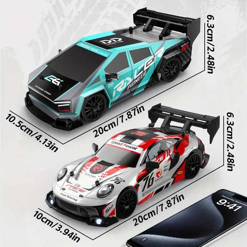 ๐ฅ RC Drift Car 1:24 Mini Scale โ High-Speed 20+Km/h Drift Machine ๐๐จ w/ Remote, Drift Tires & Lights - DoorAndSteps E Commerce