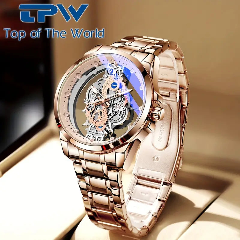 π°οΈ TPW Elegant Men's Quartz Watch β Durable Steel Strap | Timeless Design | Everyday Class π - DoorAndSteps E Commerce