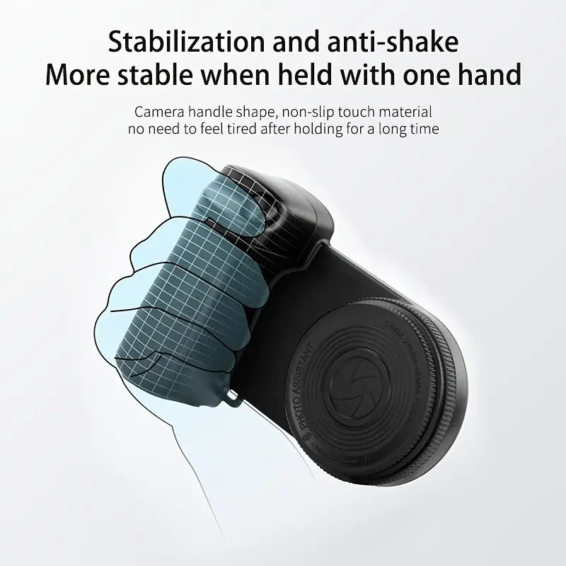 Magnetic Phone Camera Handle – 360° Rotating, Self-Lighting, and Remote-Controlled! - DoorAndSteps E Commerce