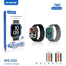 WISME WS-X22 Multi-Function Waterproof Smartwatch – 3-in-1 Fitness & Style Companion - DoorAndSteps E Commerce