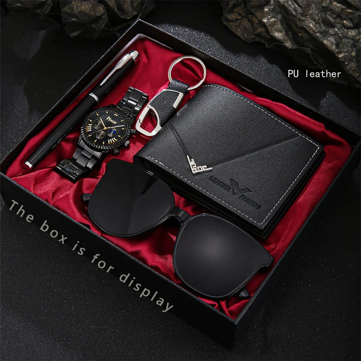 ๐ 5-in-1 Menโs Luxury Casual Gift Set โ Complete Style in One Elegant Package ๐ถ๏ธโ๐๏ธ