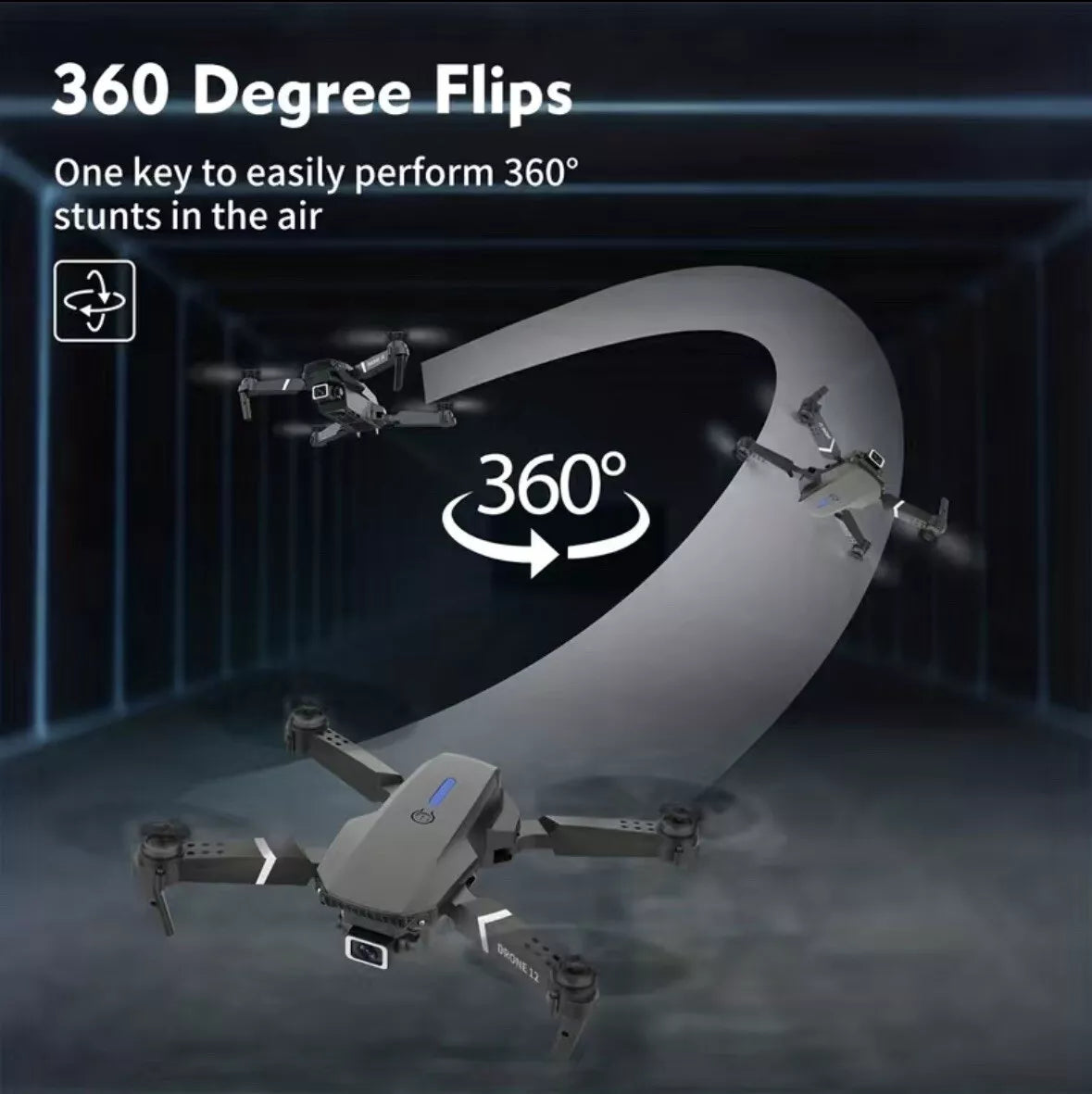 ✈️ E88 & E99 Foldable 4K Dual-Camera Drones with WiFi FPV – Beginner-Friendly Aerial Photography Kit🚁 - DoorAndSteps E Commerce