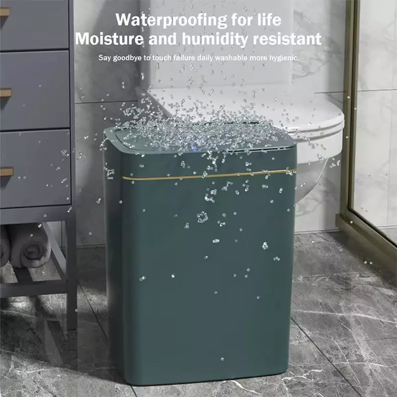 Kitchen Bathroom Automatic Garbage Bin Smart Bathroom Trash Can, Automatic Bagging, Touchless Sensor - DoorAndSteps E Commerce