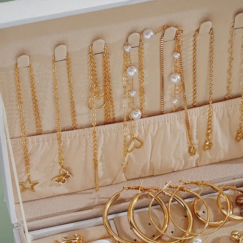 💎✨ 86-Piece Premium Jewelry Set for Women & Girls – Necklaces, Earrings, Rings & More! 👑💫 - DoorAndSteps E Commerce 