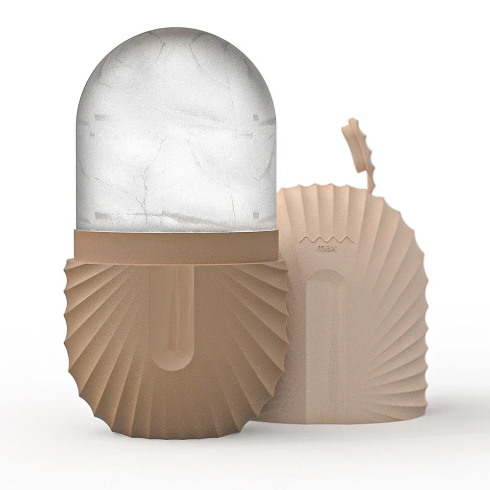 ❄️ Ice Face Roller – Reusable Facial Massager for Puffiness Relief, Skin Glow, and Contour Care 🌿✨ - DoorAndSteps E Commerce 