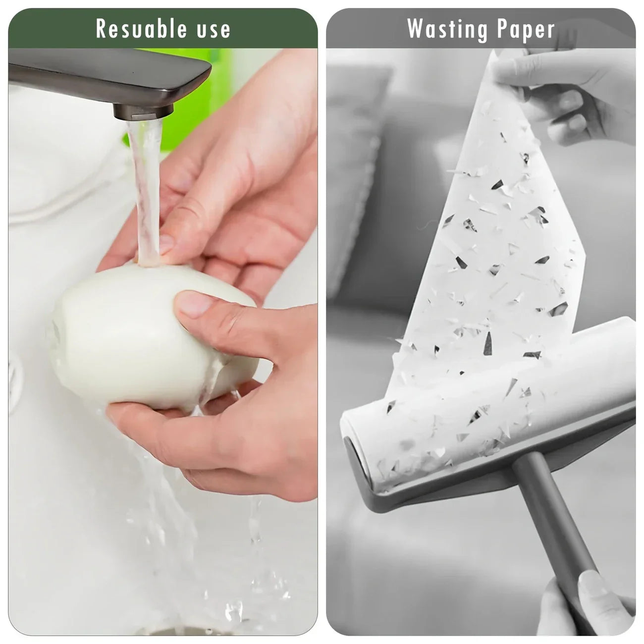 ✨ High-Quality Manual Lint Roller – Your Go-To Pet Hair & Dust Remover! - DoorAndSteps E Commerce 