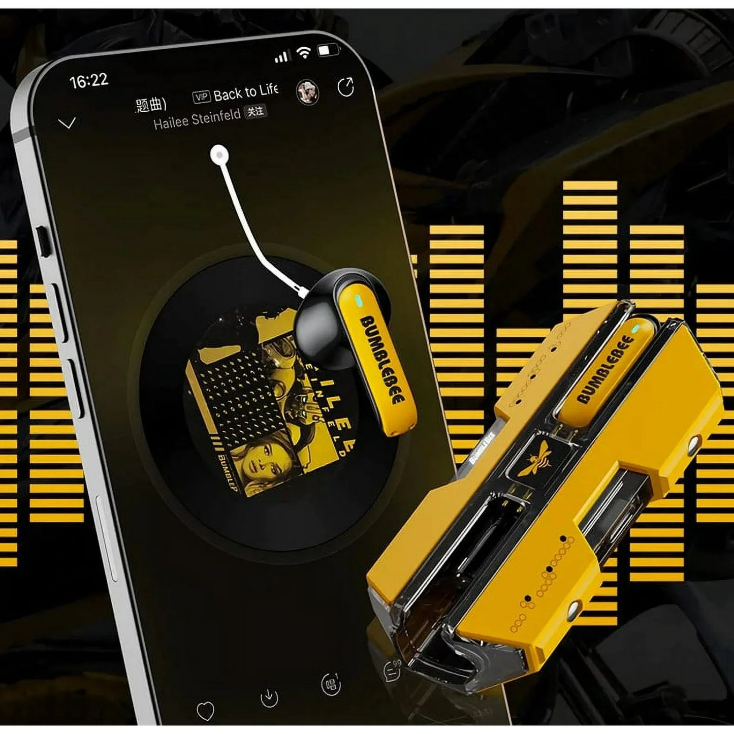 🔊🐝 BumbleBee Transformers Wireless Earbuds