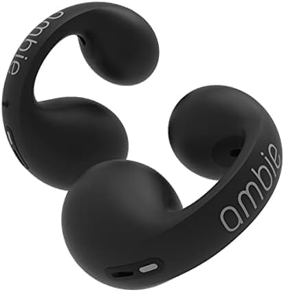🎧 Ambie Earbud | Silicone Cover | ambie Sound Earcuff – Black & White 🖤🤍 - DoorAndSteps E Commerce 